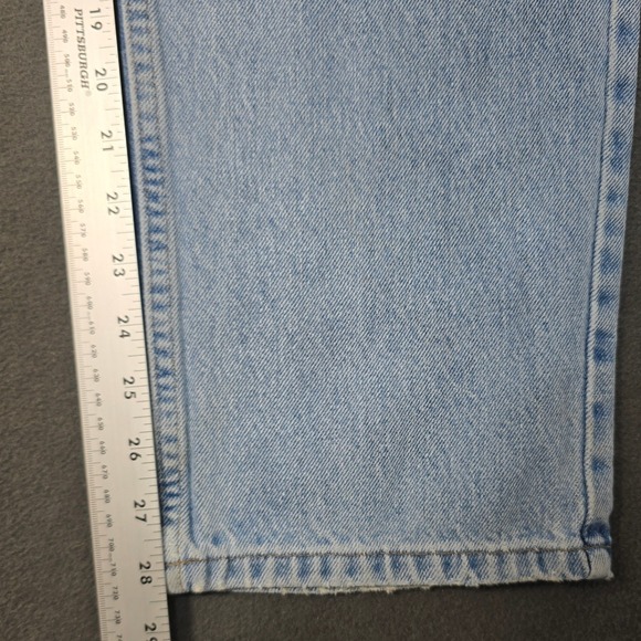 LL. Bean Jeans Mens 35x30 Natural Fit Blue Denim Straight Leg 104731 - Picture 8 of 10